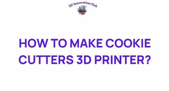 Unleashing Creativity: How to Make Cookie Cutters with a 3D Printer
