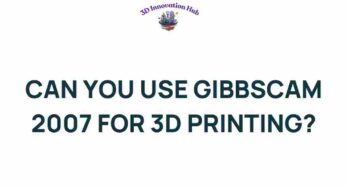 Unlocking the Potential: Can GibbsCAM 2007 Revolutionize 3D Printing?