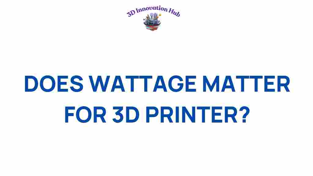 does-wattage-matter-for-3d-printers