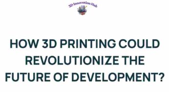 How 3D Printing is Set to Transform the Future of Development
