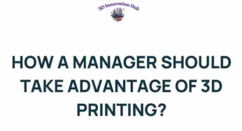 Unlocking Potential: How Managers Can Leverage 3D Printing