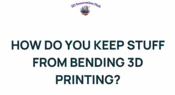 Secrets to Preventing Warping in 3D Printing Revealed