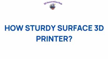 Unveiling the Secrets of Sturdy Surface 3D Printers