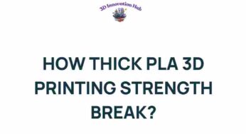 How the Thickness of PLA 3D Printing Affects Strength and Durability