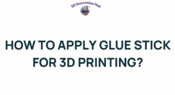 Mastering the Art of Glue Stick Application in 3D Printing