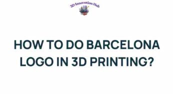 Unlocking the Secrets of 3D Printing the Barcelona Logo
