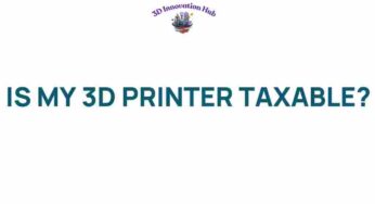 Is Your 3D Printer Taxable? Unraveling the Legal Maze