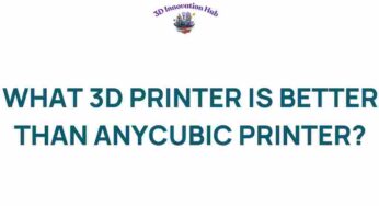 Unveiling the Top Contenders: Which 3D Printers Outshine Anycubic?