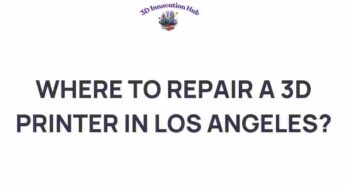 Where to Find Expert 3D Printer Repair Services in Los Angeles