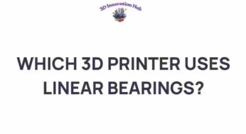 Unveiling the Secrets: Which 3D Printer Utilizes Linear Bearings?