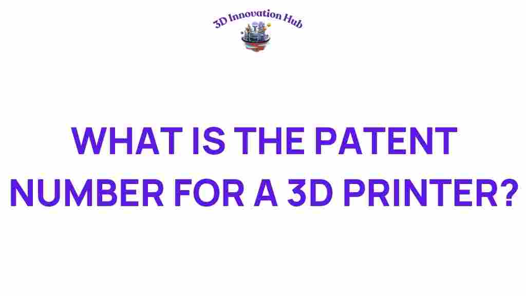 3D-printer-patent-number